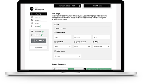 Ma recherche espace projet Ogic