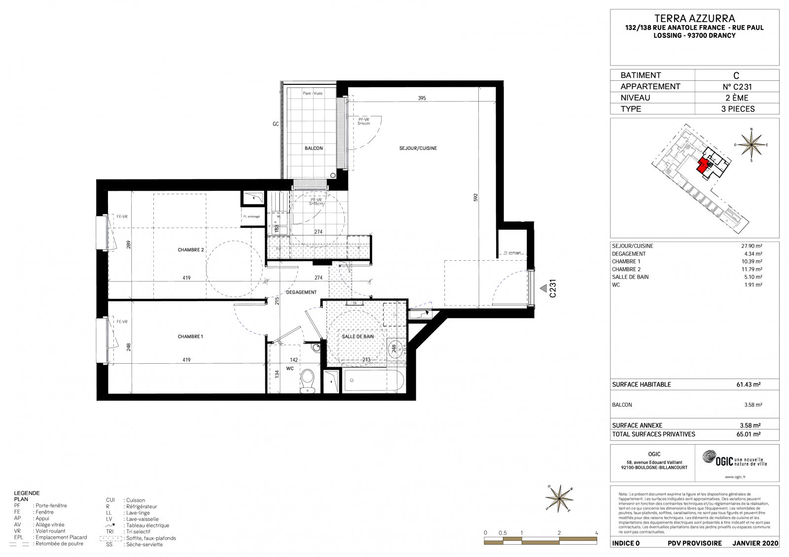 Plan 2D - lot A4
