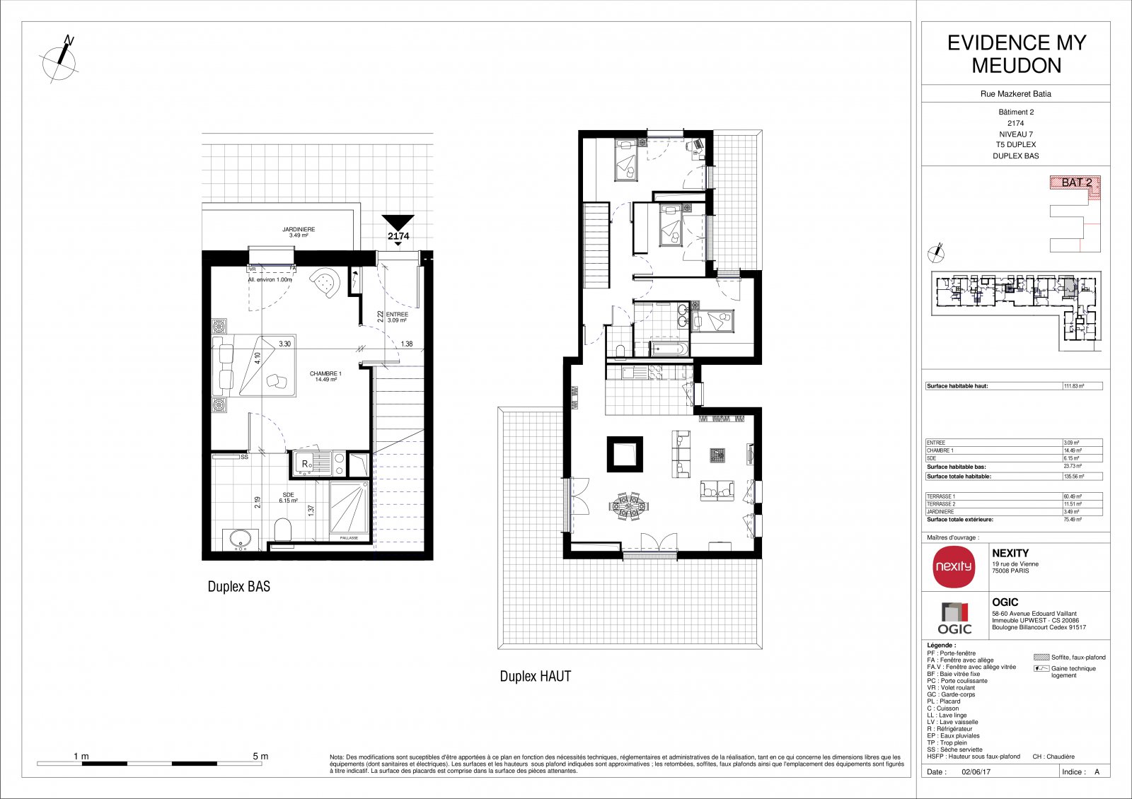 Plan 2D - lot 2174