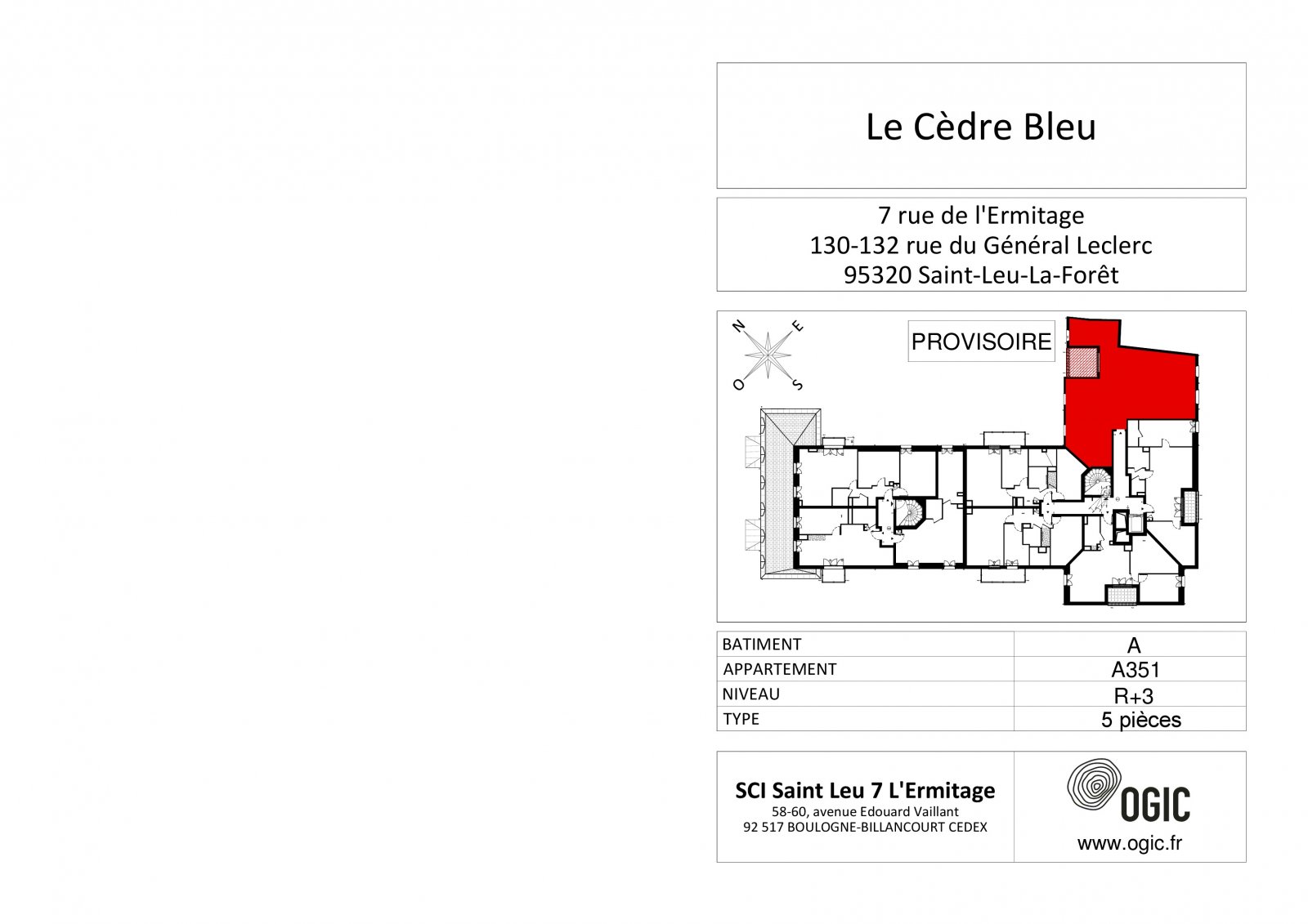 Plan 2D - lot A351