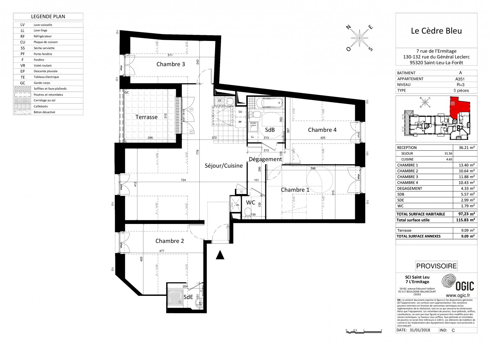 Plan 2D - lot A351