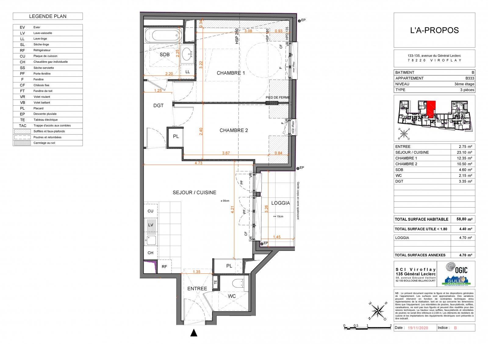 Plan 2D - lot B333