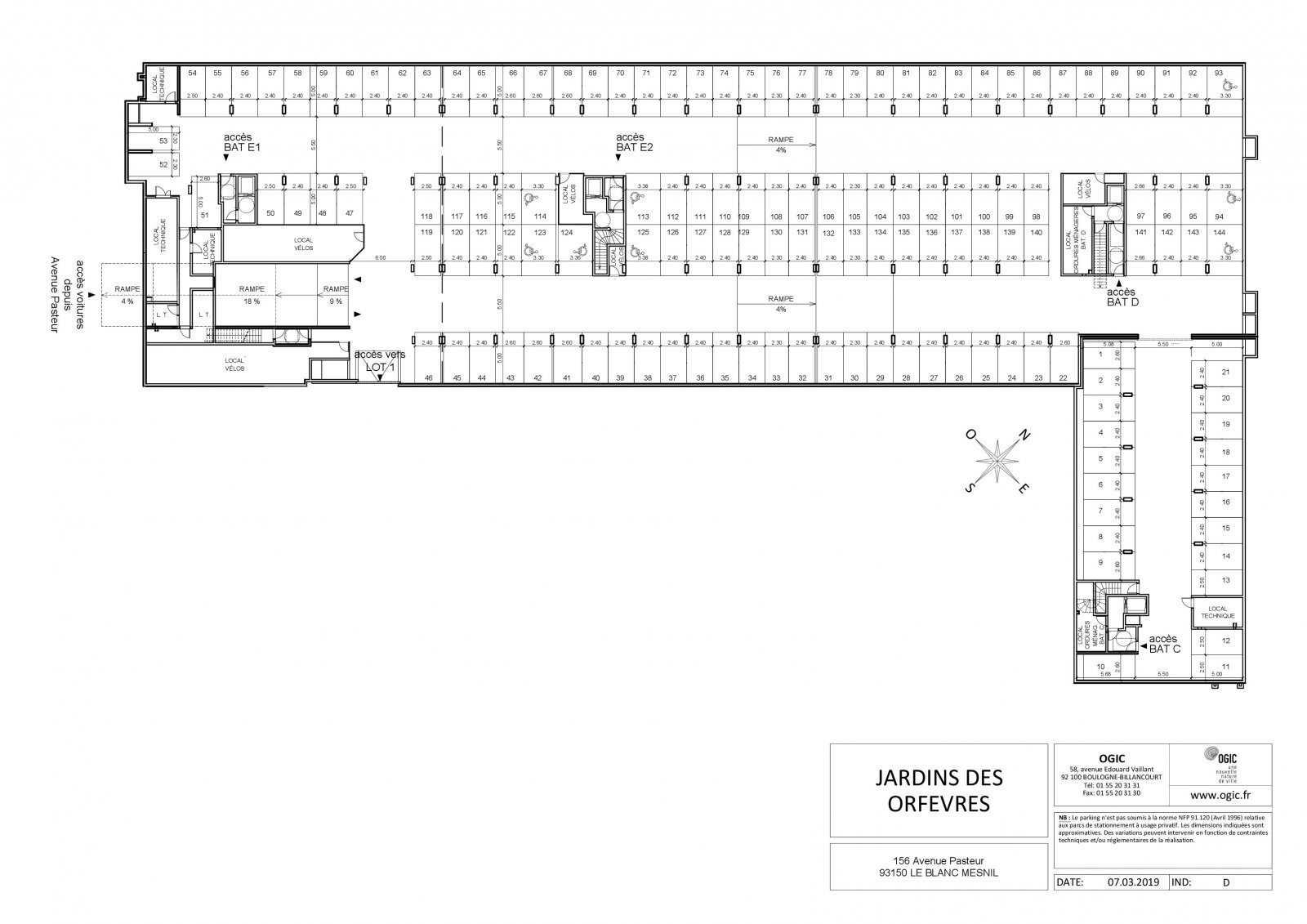 Plan 2D - lot 109 C-D-E