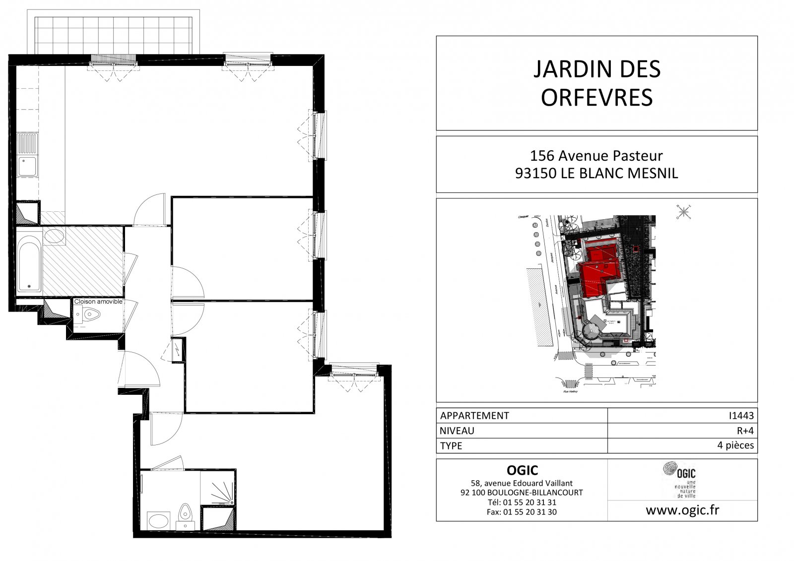 Plan 2D - lot I1443