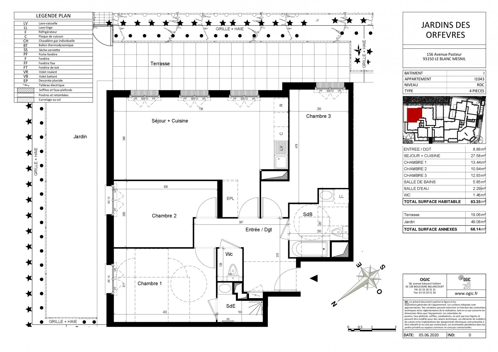 Plan 2D - lot I1043