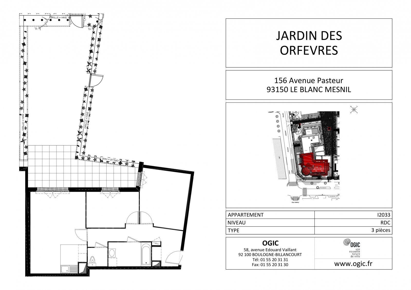 Plan 2D - lot I2033