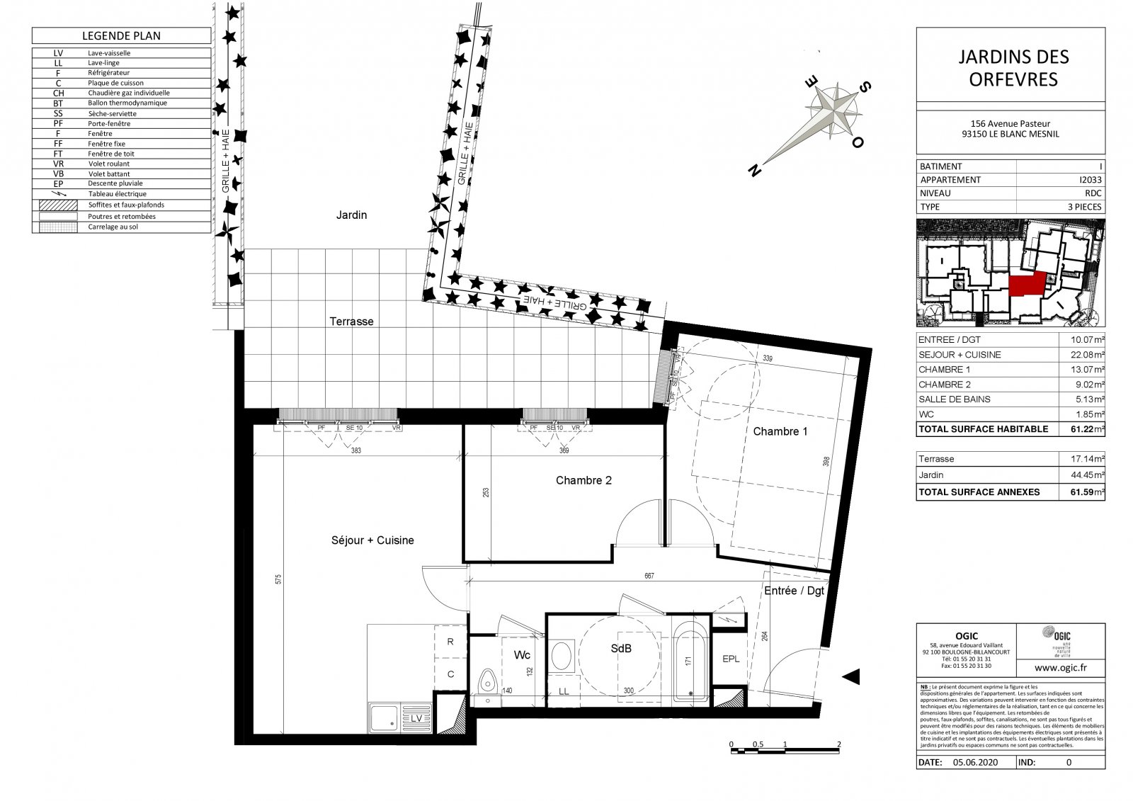 Plan 2D - lot I2033