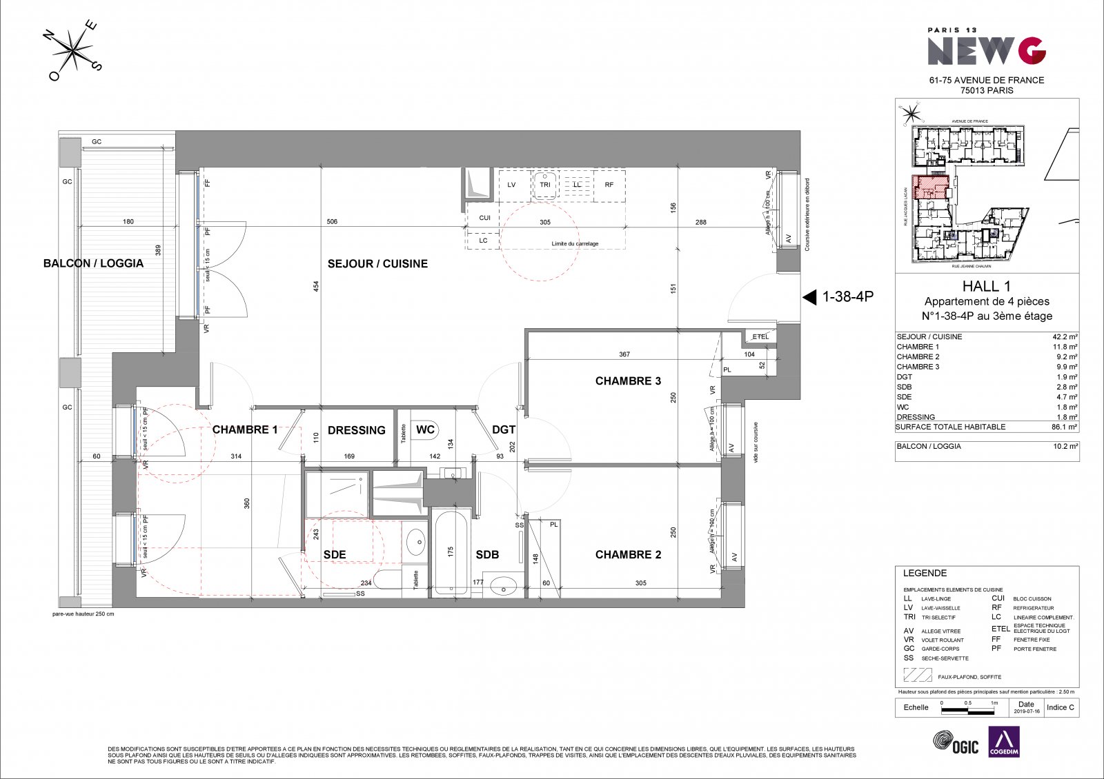 Plan 2D - lot 1-38-4P