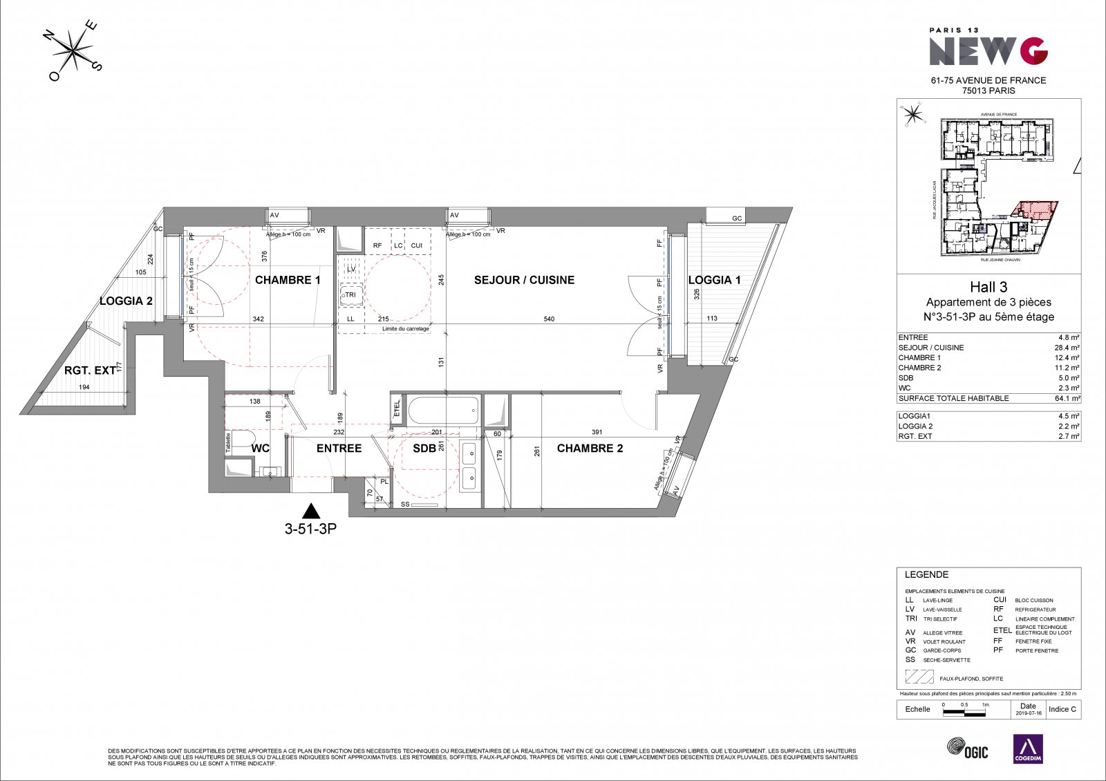 Plan 2D - lot 3-51-3P