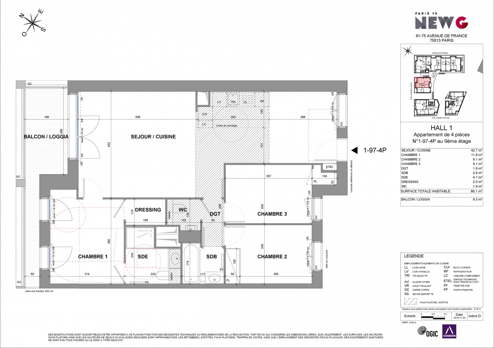 Plan 2D - lot 1-97-4P