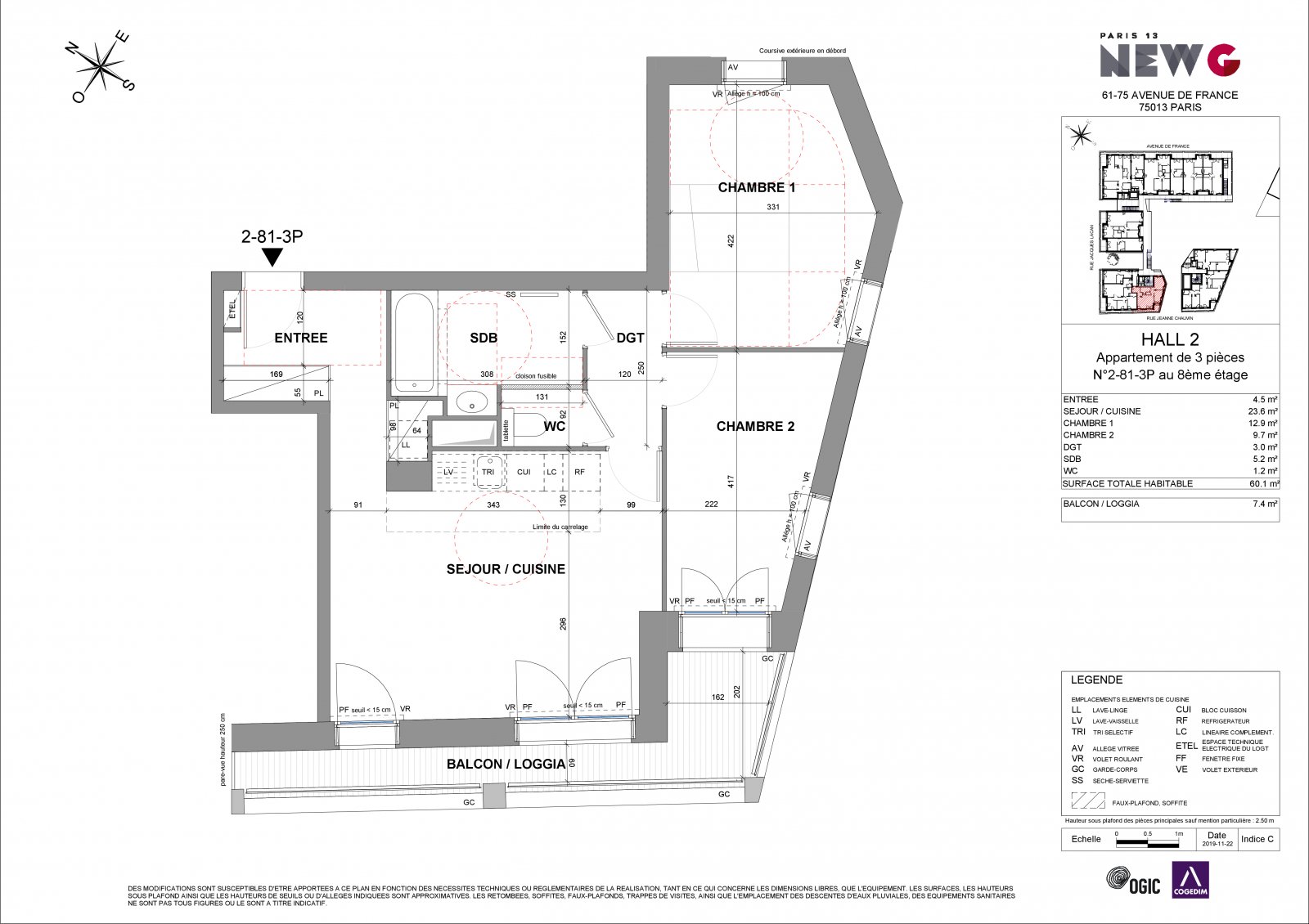 Plan 2D - lot 2-81-3P