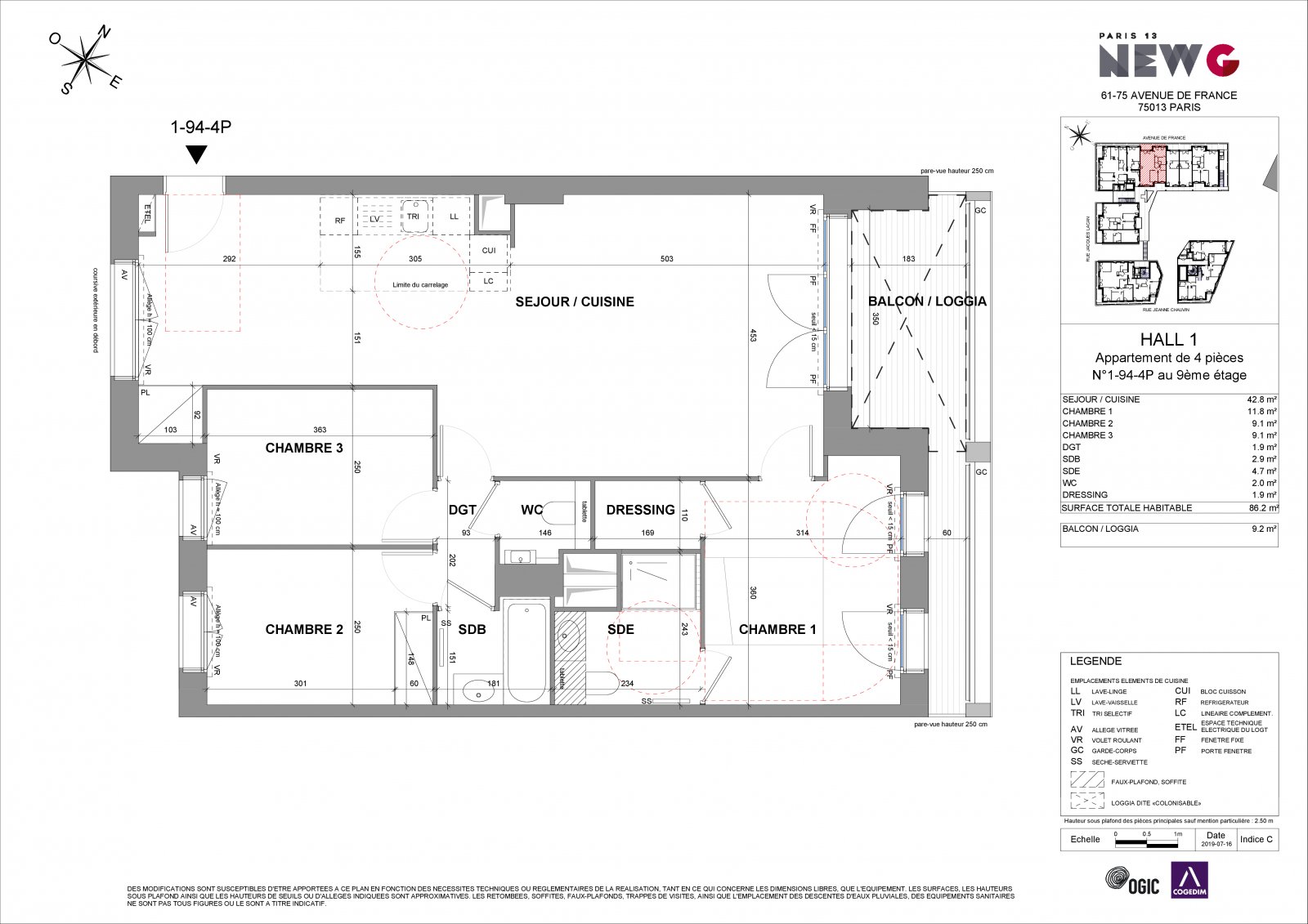 Plan 2D - lot 1-94-4P