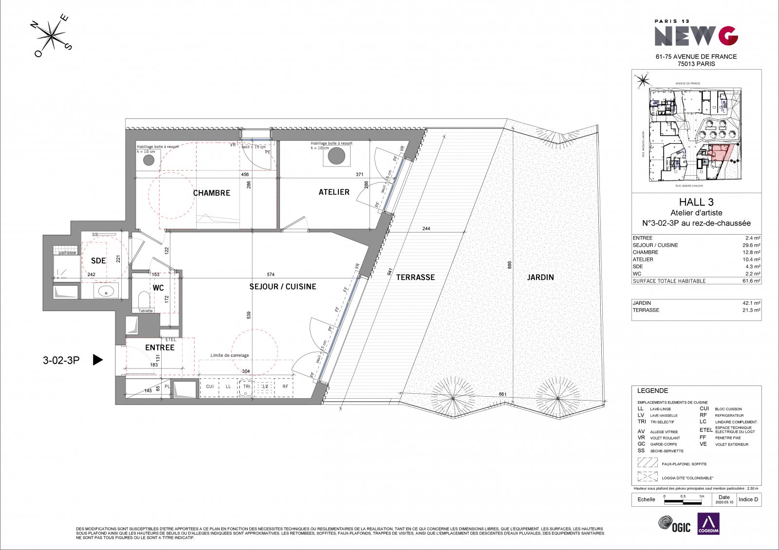 Plan 2D - lot 3-02-3P