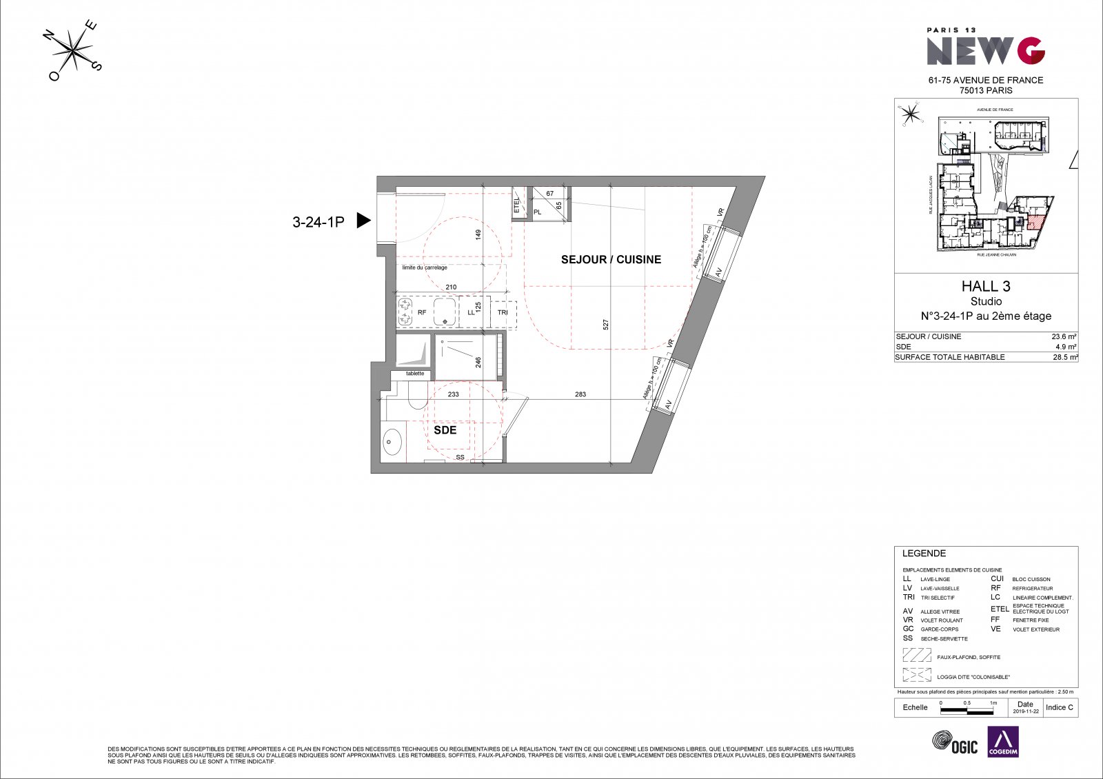 Plan 2D - lot 3-24-1P