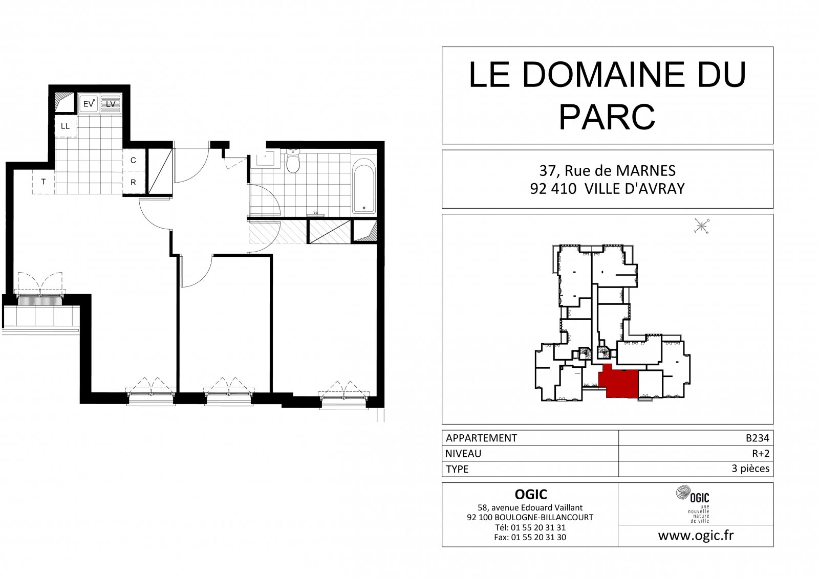 Plan 2D - lot B234