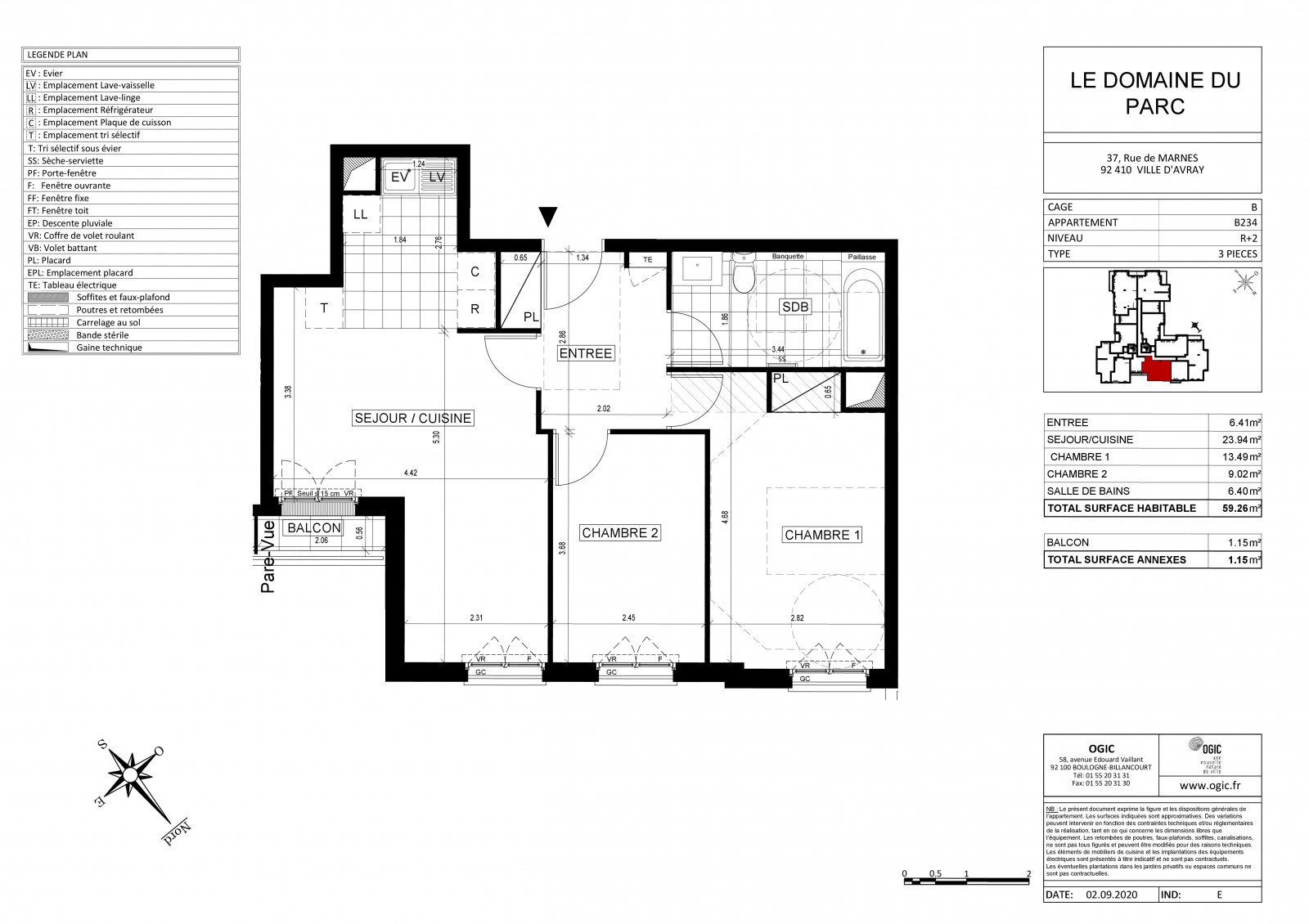 Plan 2D - lot B234