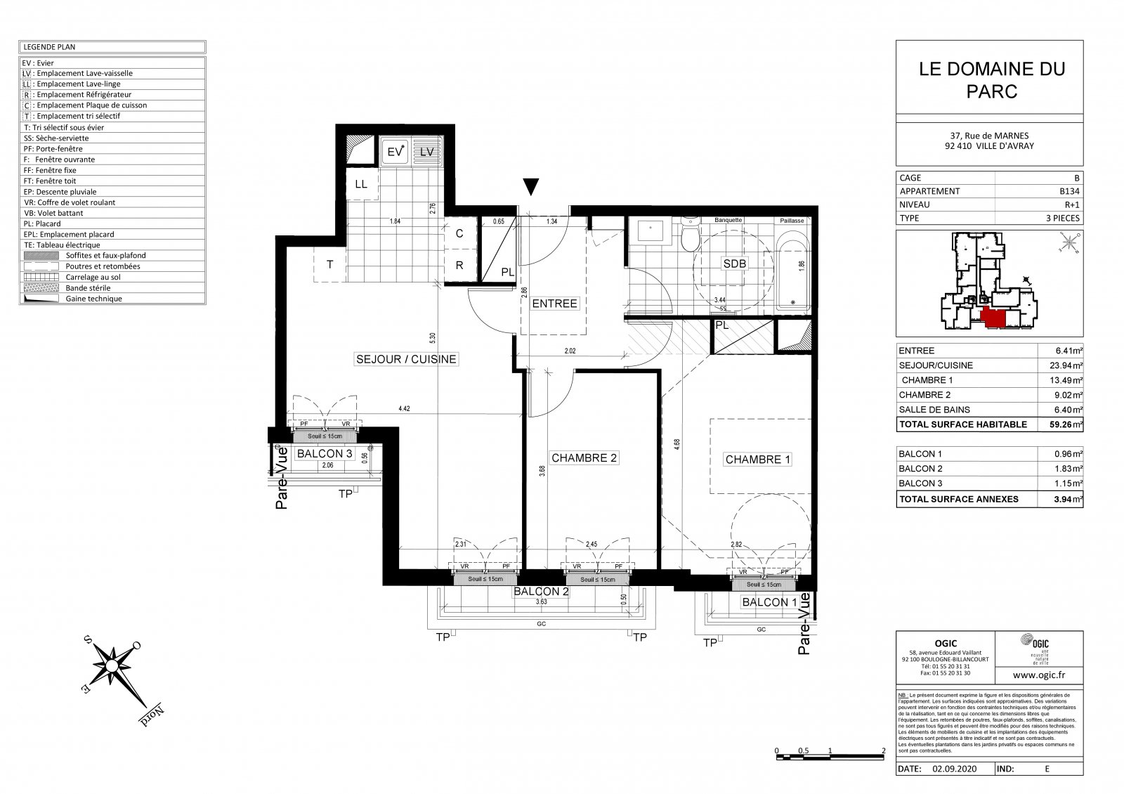 Plan 2D - lot B134