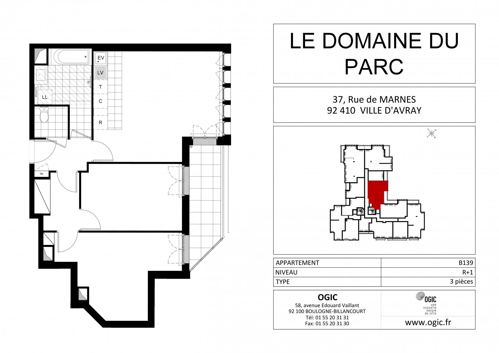 Plan 2D - lot B139