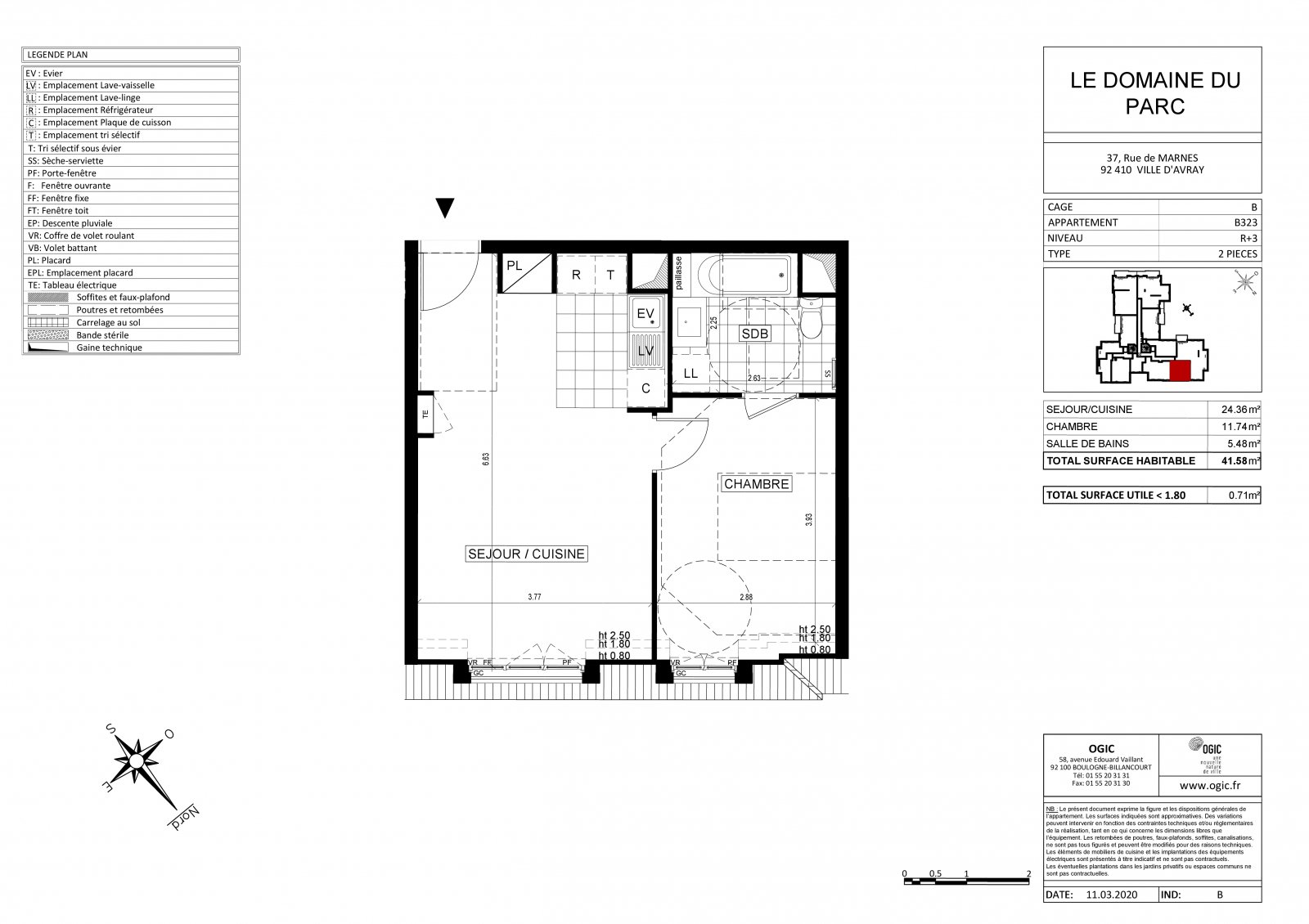 Plan 2D - lot B323