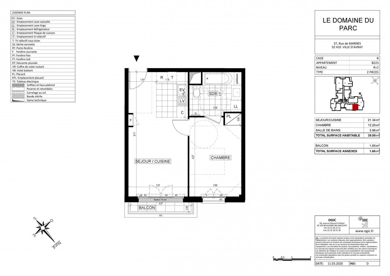 Plan 2D - lot B223