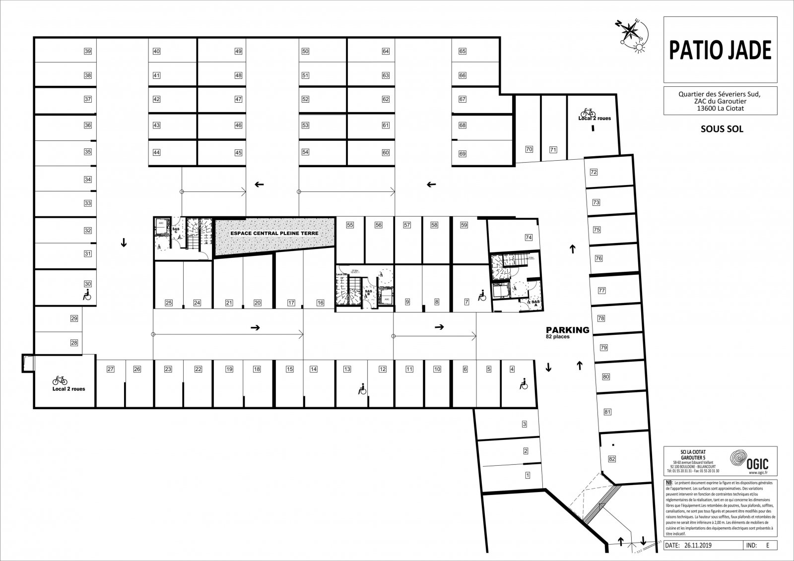 Plan 2D - lot PKG 15