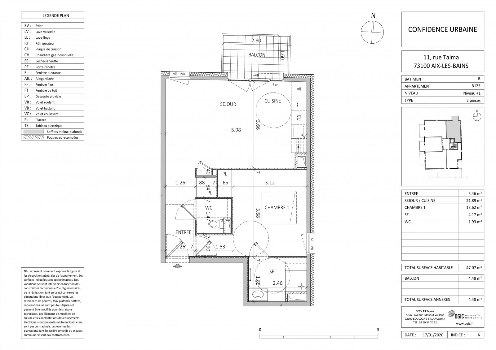 Plan 2D - lot B125 PLS