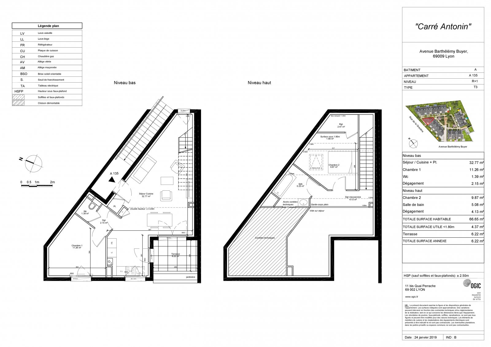 Plan 2D - lot A135DUPLEX