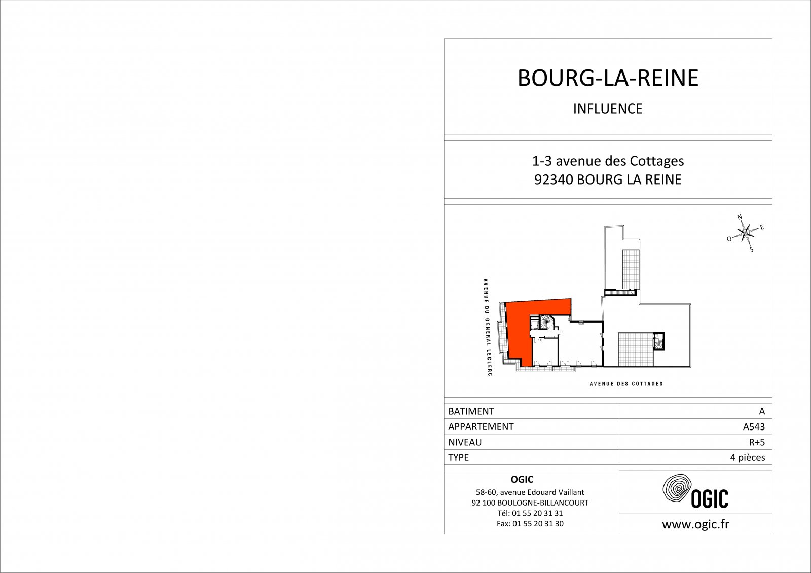 Plan 2D - lot A543