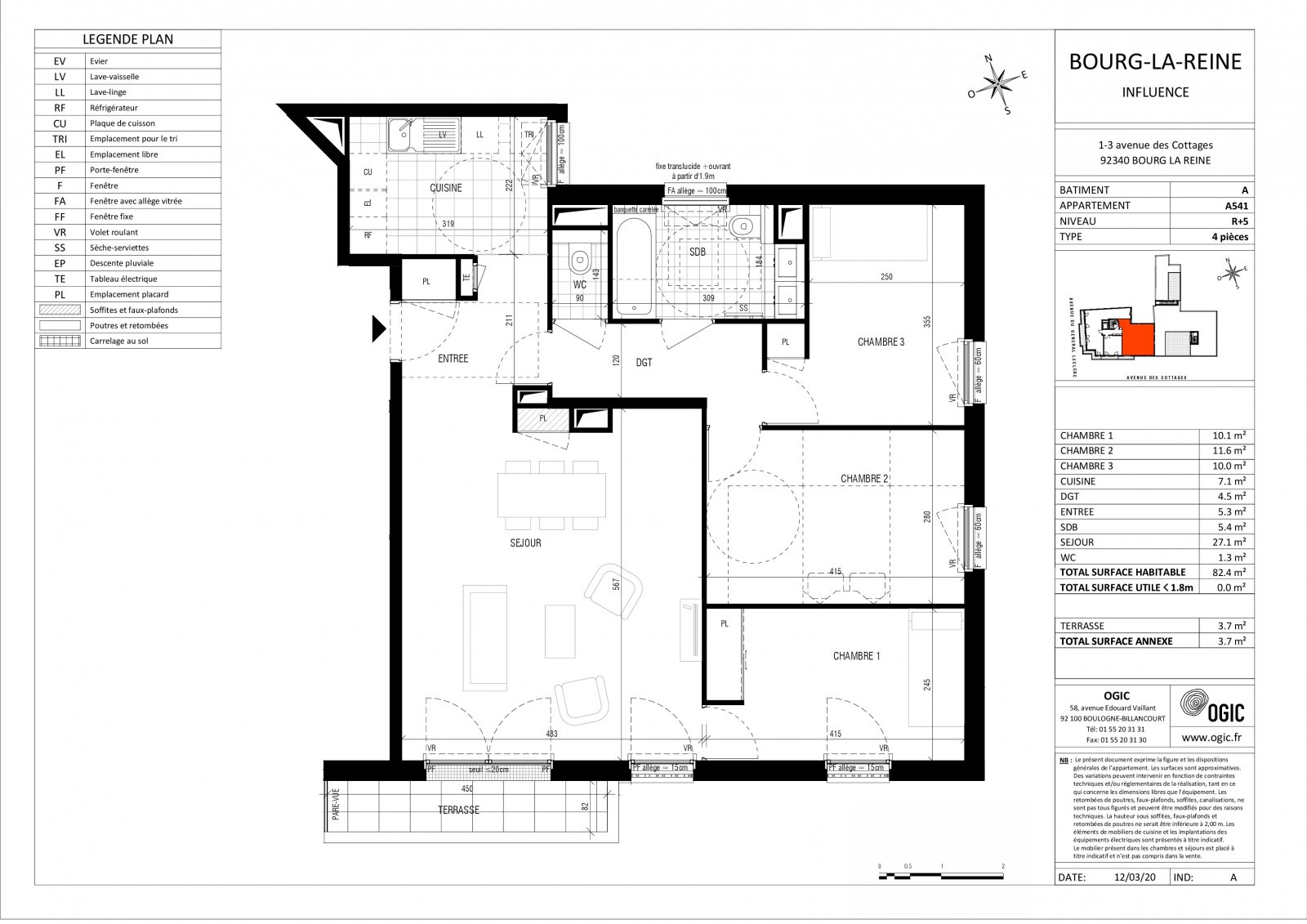 Plan 2D - lot A541