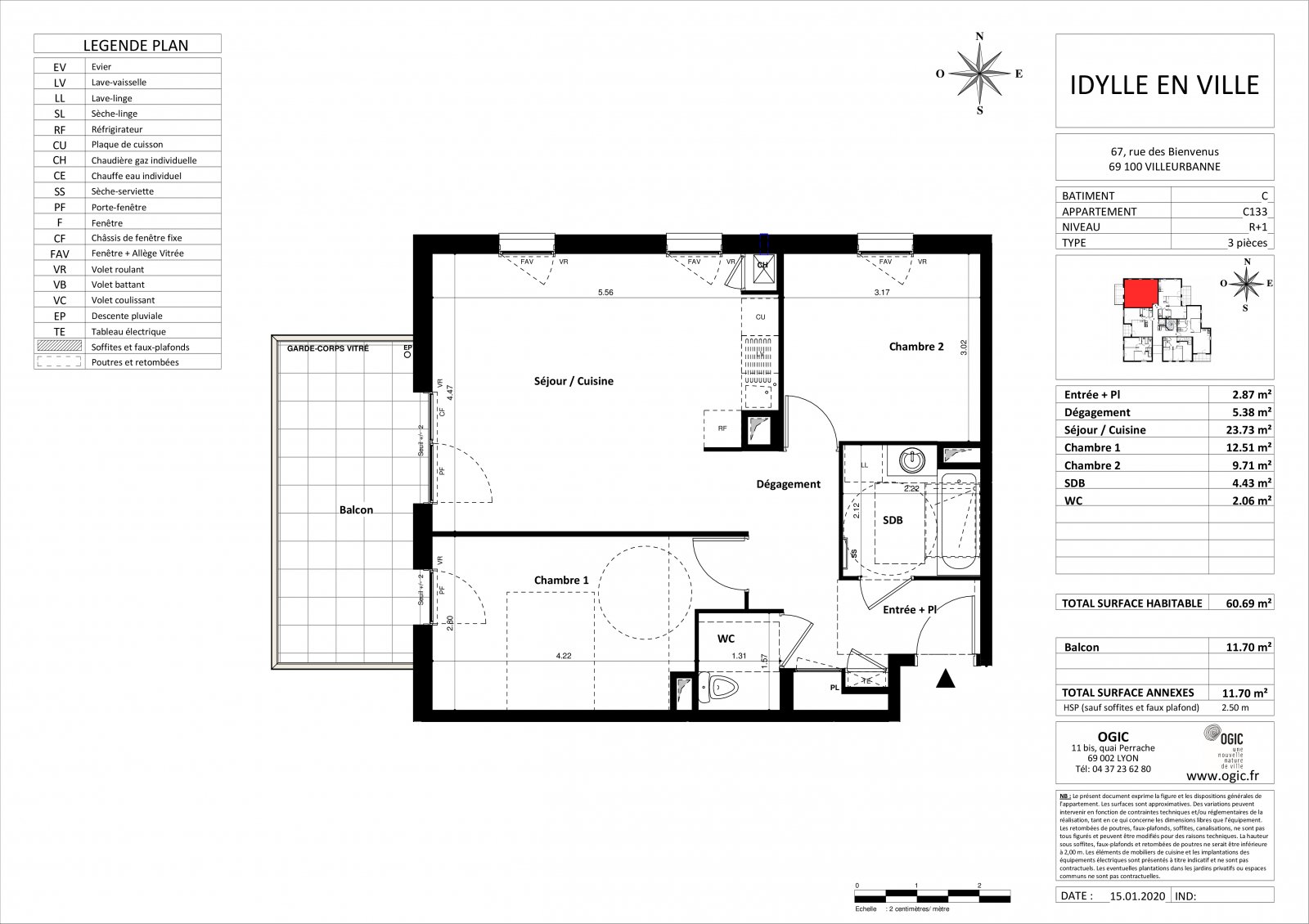 Plan 2D - lot C133