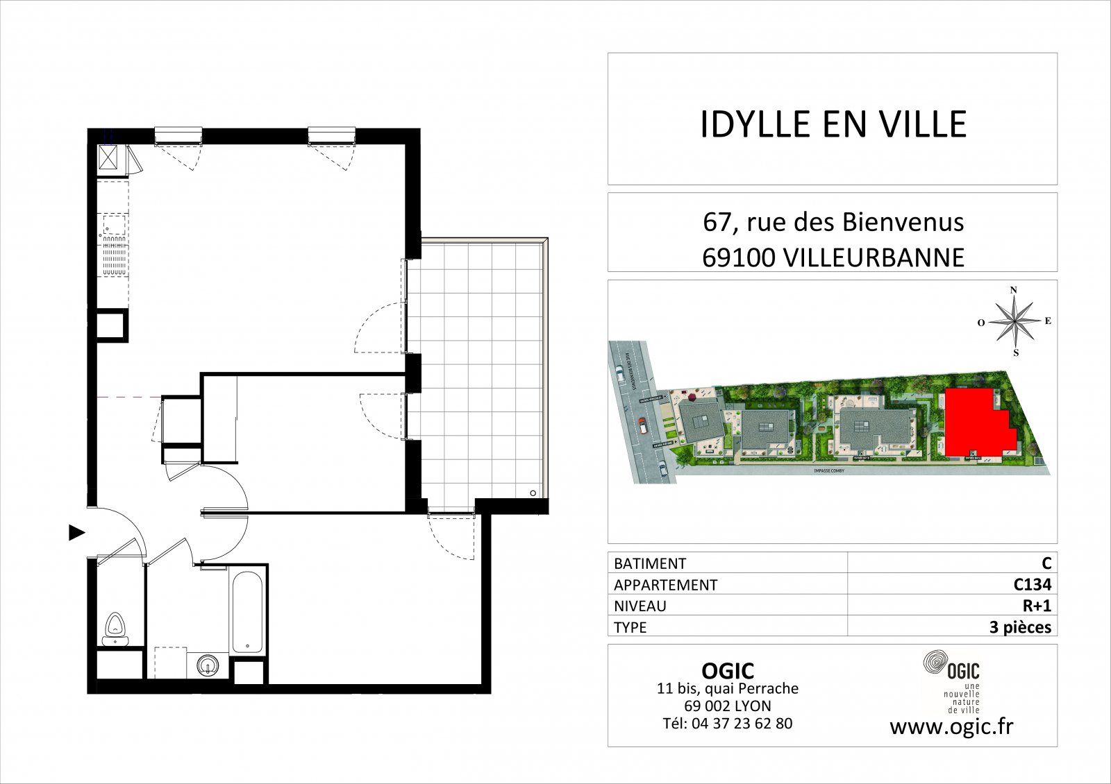 Plan 2D - lot C134