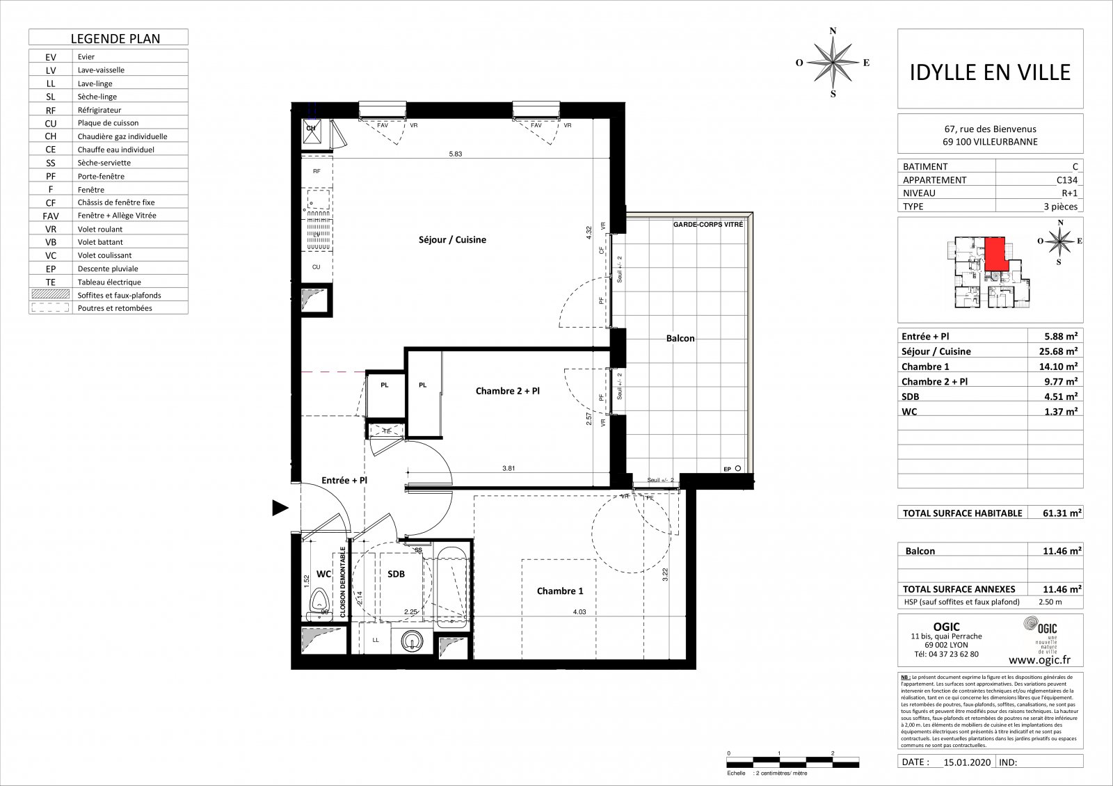 Plan 2D - lot C134