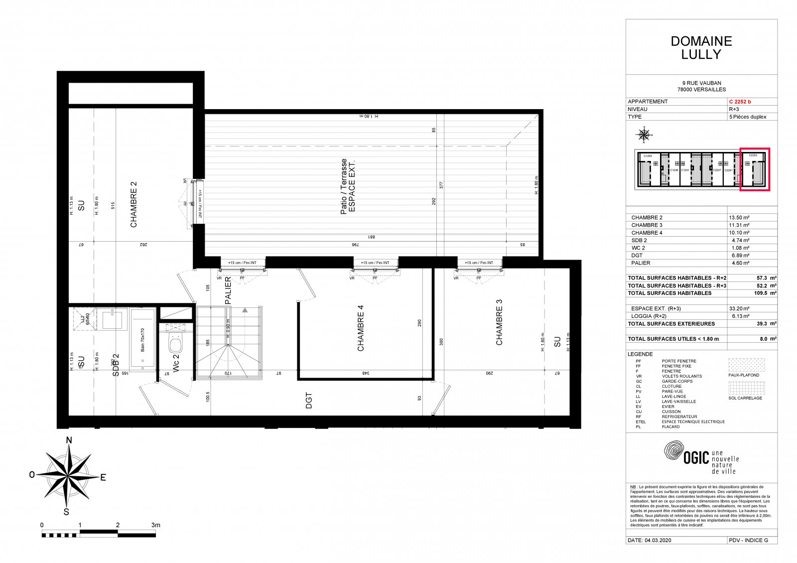 Plan 2D - lot C2252