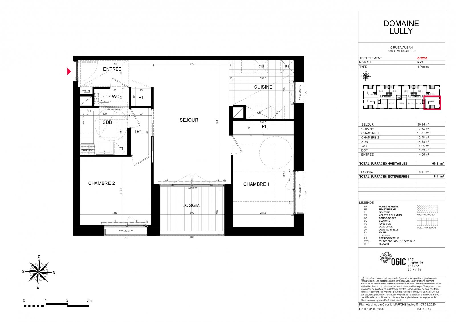 Plan 2D - lot C2233