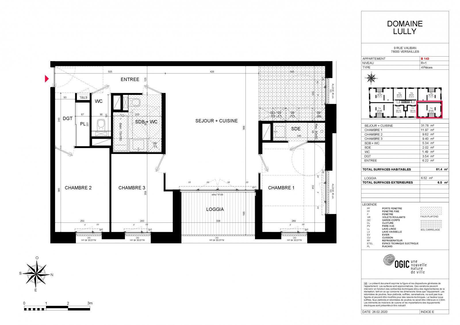 Plan 2D - lot B143