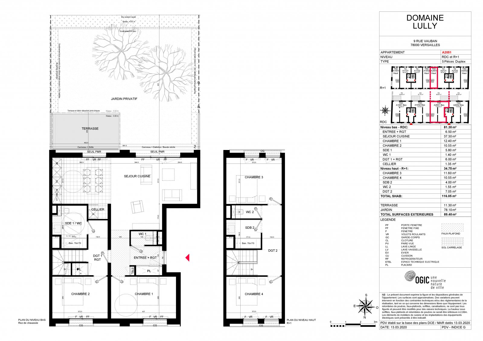 Plan 2D - lot A2051