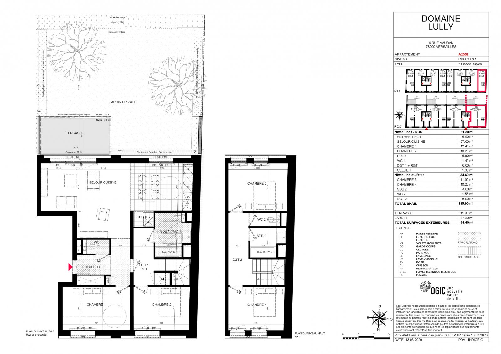 Plan 2D - lot A2052