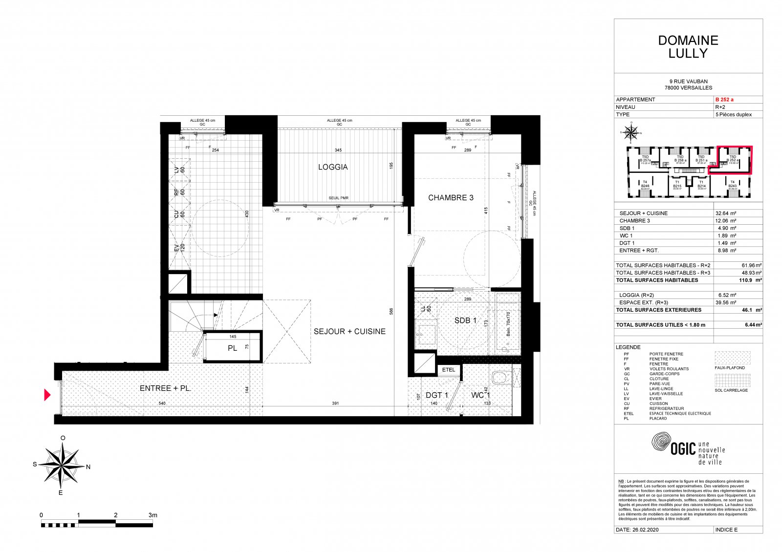 Plan 2D - lot B252