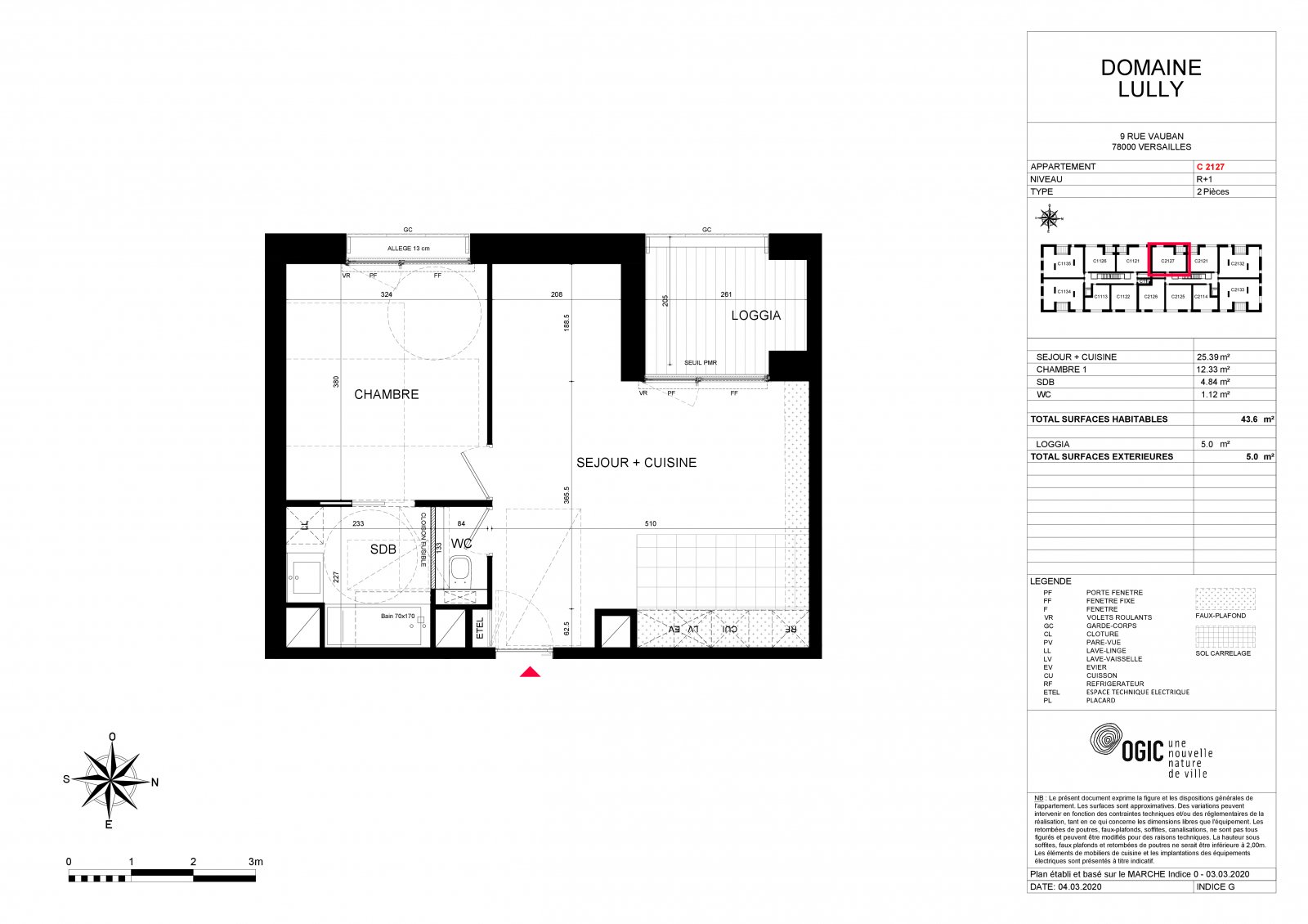 Plan 2D - lot C2127