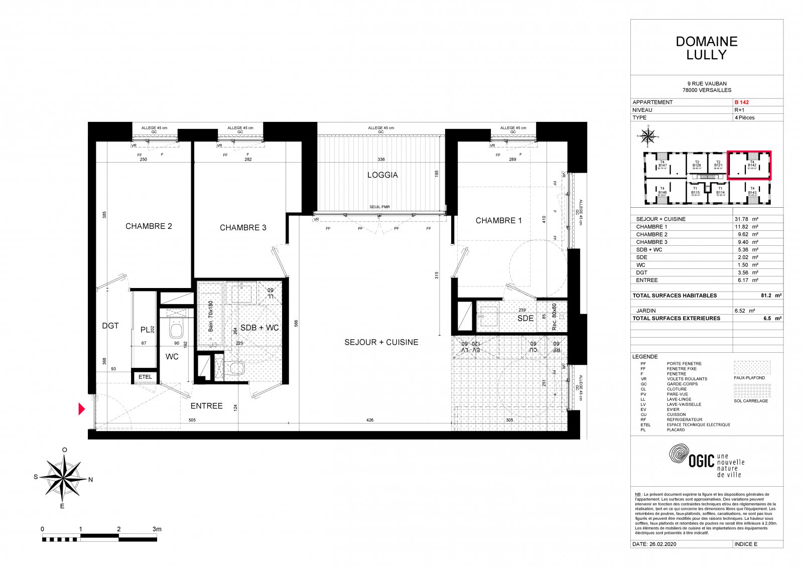 Plan 2D - lot B142