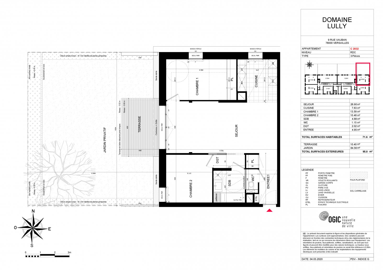 Plan 2D - lot C2032