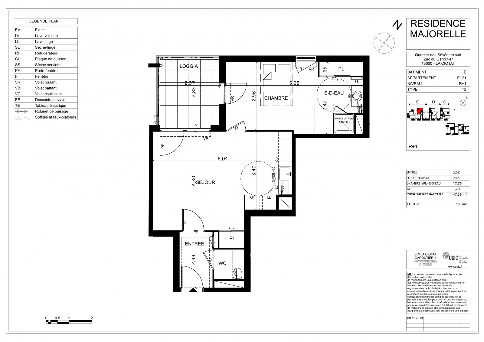 Plan 2D - lot E121