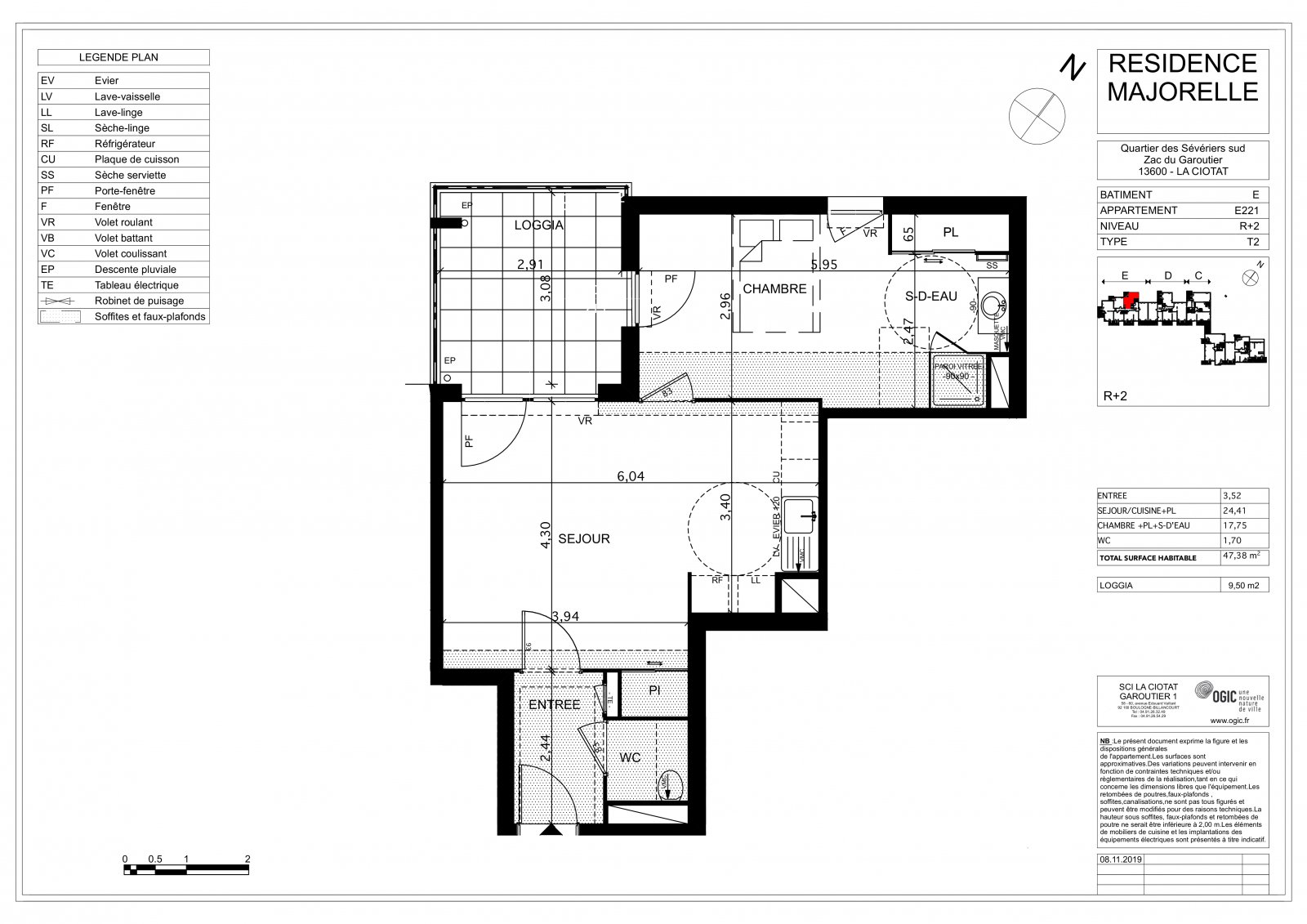 Plan 2D - lot E221