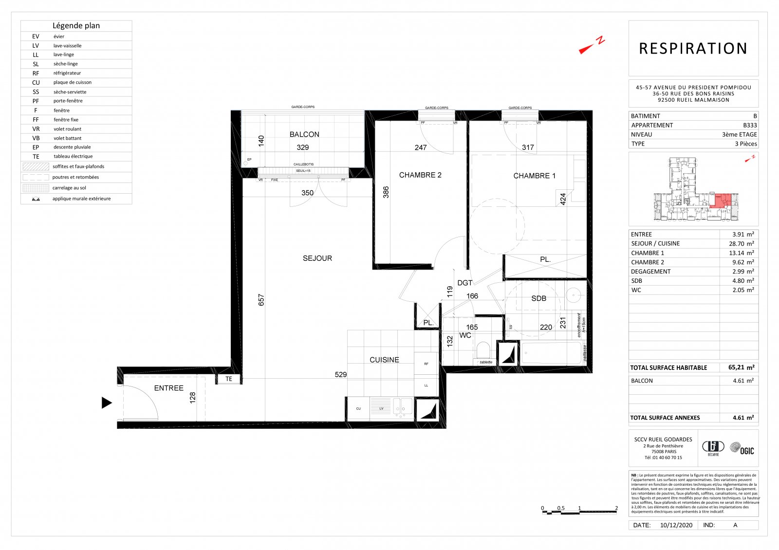 Plan 2D - lot B333