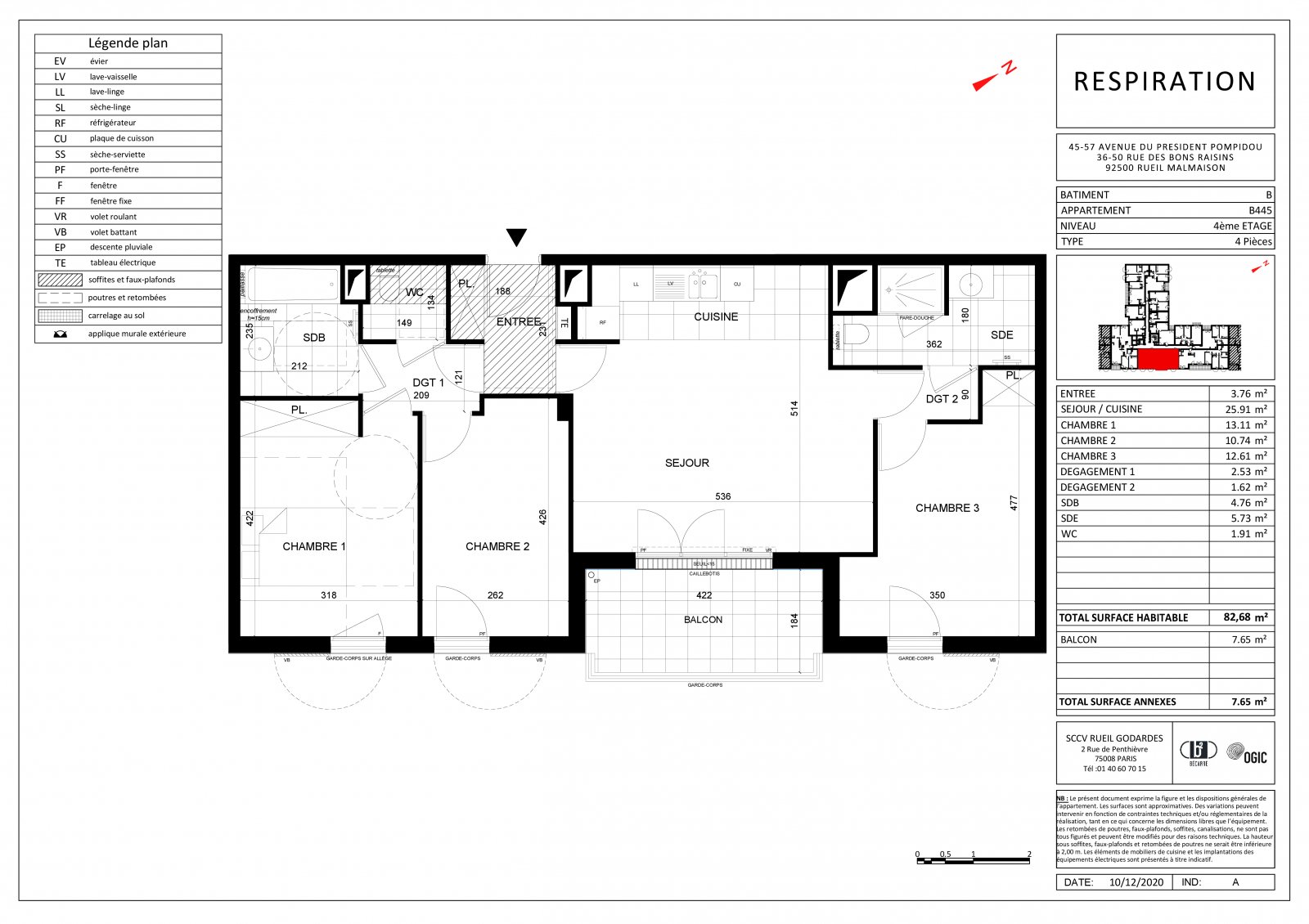 Plan 2D - lot B445