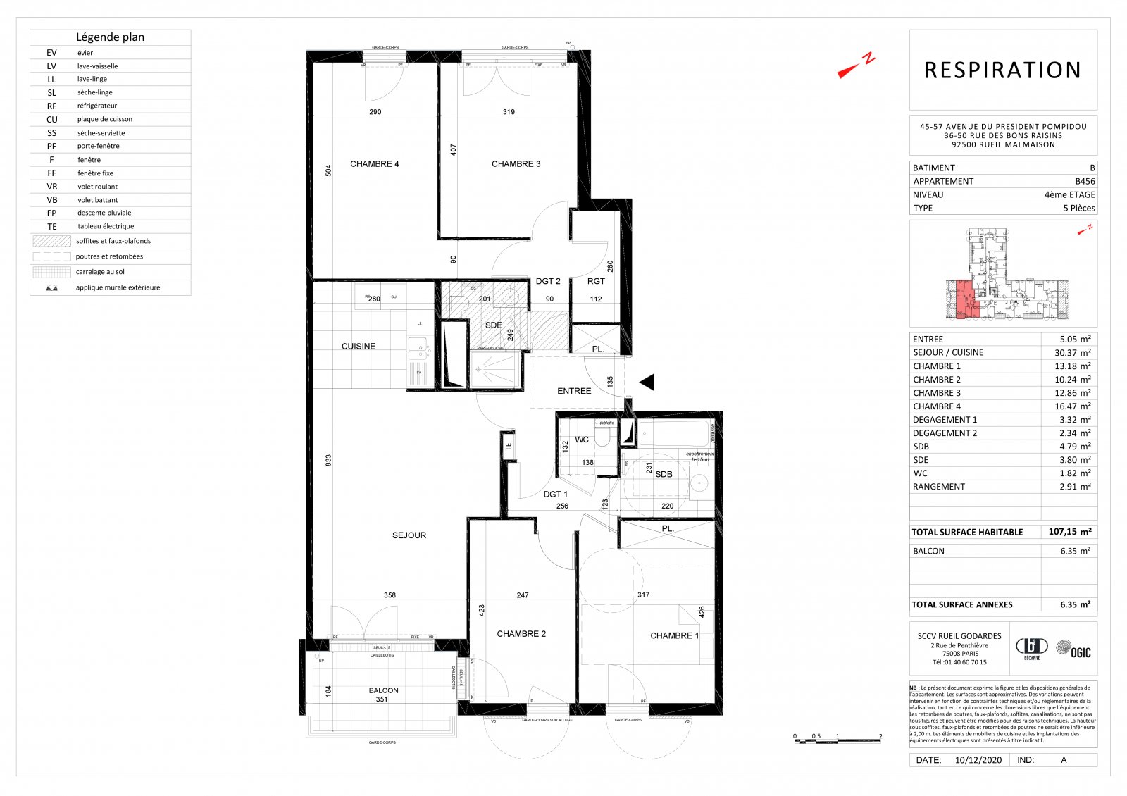 Plan 2D - lot B456