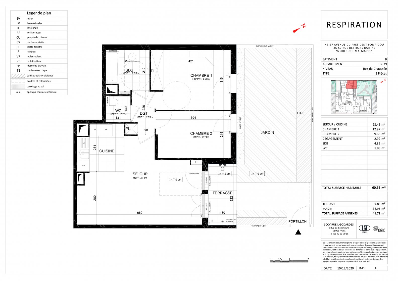 Plan 2D - lot B039