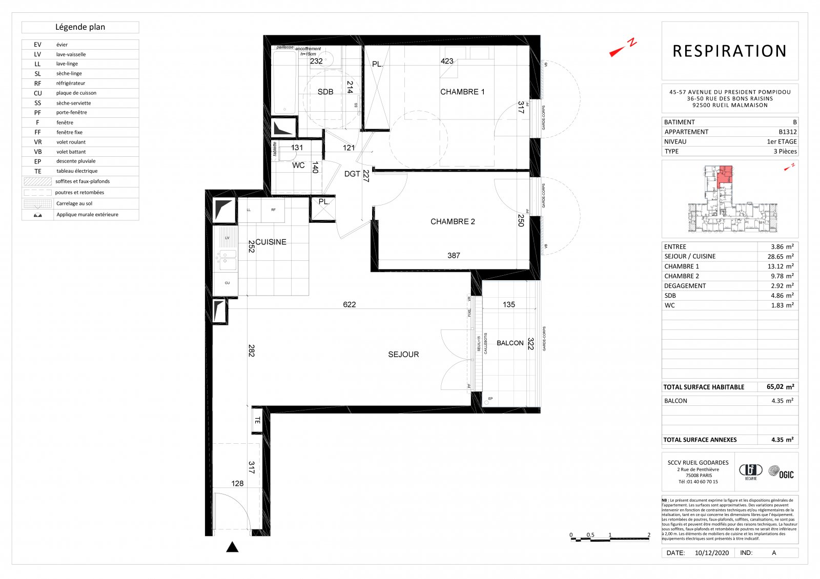 Plan 2D - lot B1312