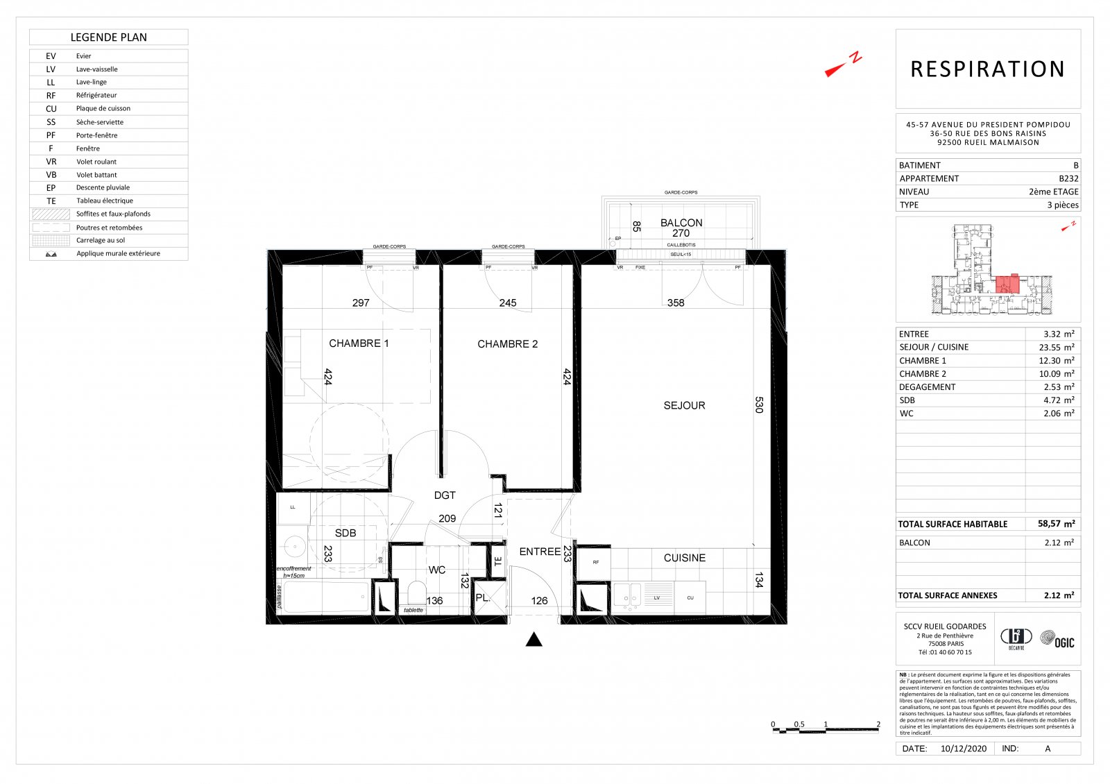 Plan 2D - lot B232