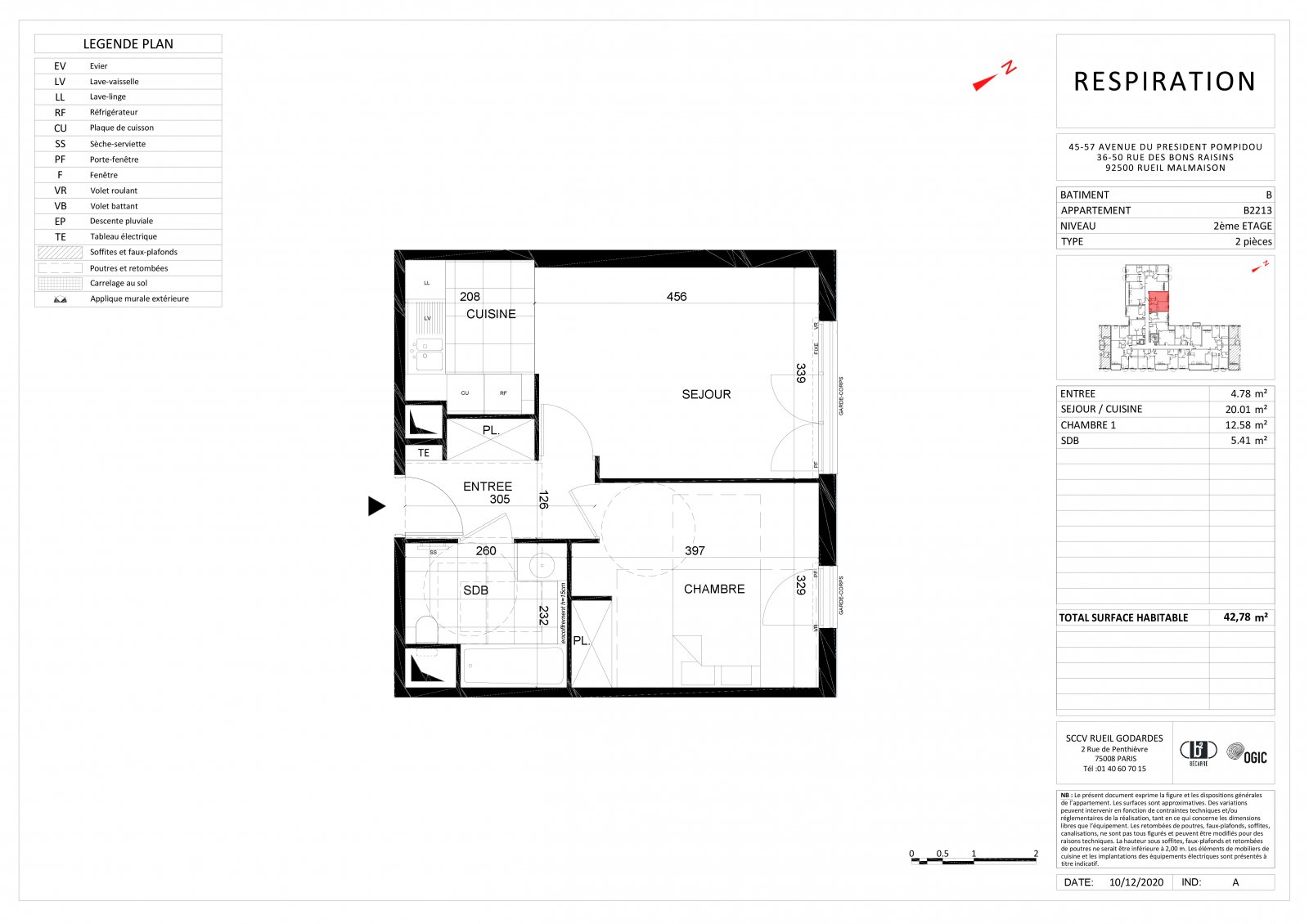 Plan 2D - lot B2213